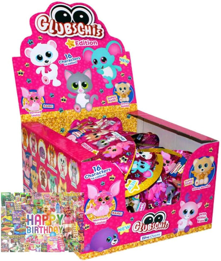 Bundle mit Blue Ocean Glubschis Sammelfigur Stern Serie 5 - Glubschi Glitzer Figur - Alle 16 Figuren