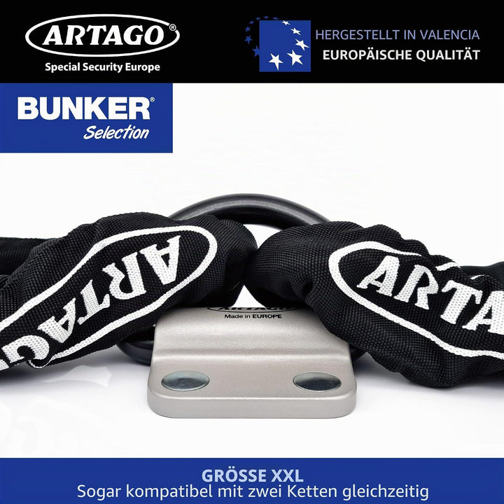 Artago 60 Bodenanker Wandanker Fahrrad Motorrad Garage mit Schwingring ø20, Anschlagpunkt, Bodenanke