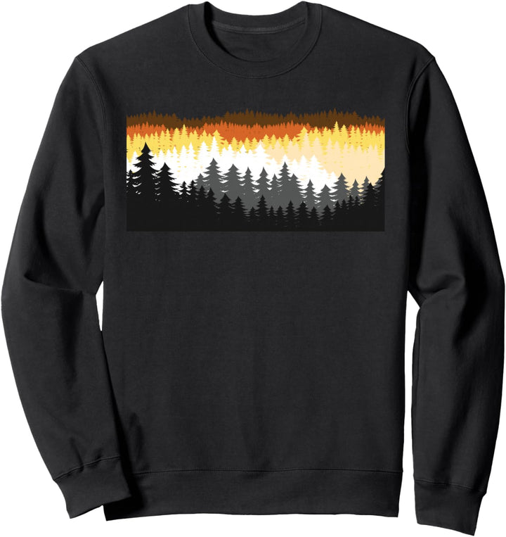 LGBTQ Bär für Gay Pride Month - Forest Tree Gay Bear Sweatshirt