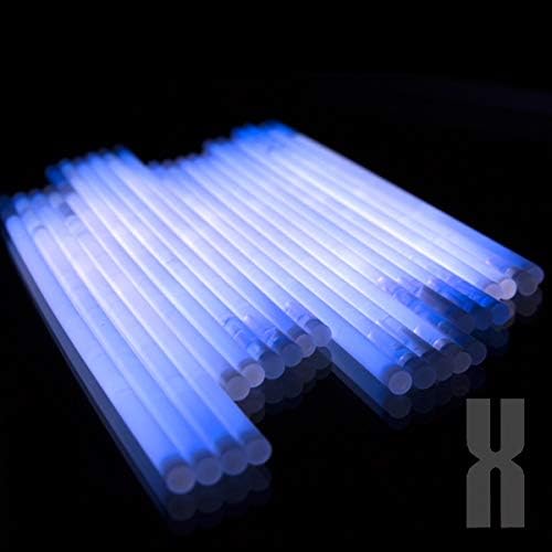 KNIXS 1000x Arm-Knicklichter – Gletscherweiss/Weiss leuchtend inkl. 1000x 3D-Verbinder und je 20x Kr