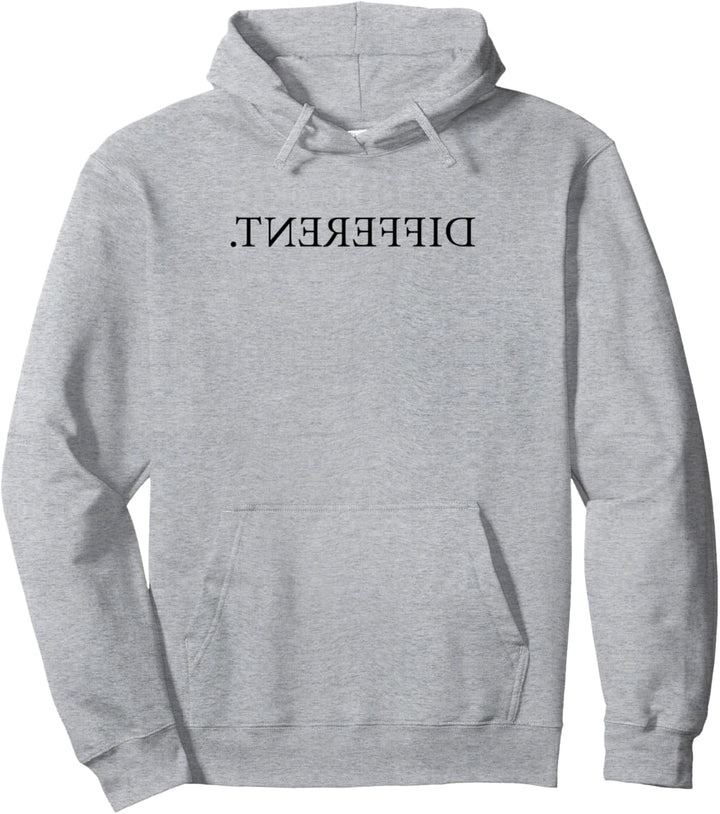 Verschiedene Rückwärtswörter Lustiges einzigartiges Fett Pullover Hoodie