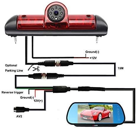 Auto Dritte Dach Top Mount Bremsleuchte Kamera Bremslicht Rückfahrkamera für Citroen Jumper/FIAT DUC