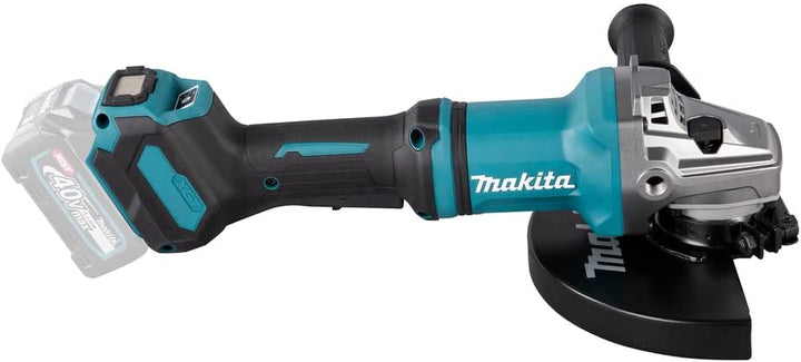 makita GA038GZ Winkelschleifer 40V max. (ohne Akku, ohne Ladegerät), Petrol, Winkelschleifer