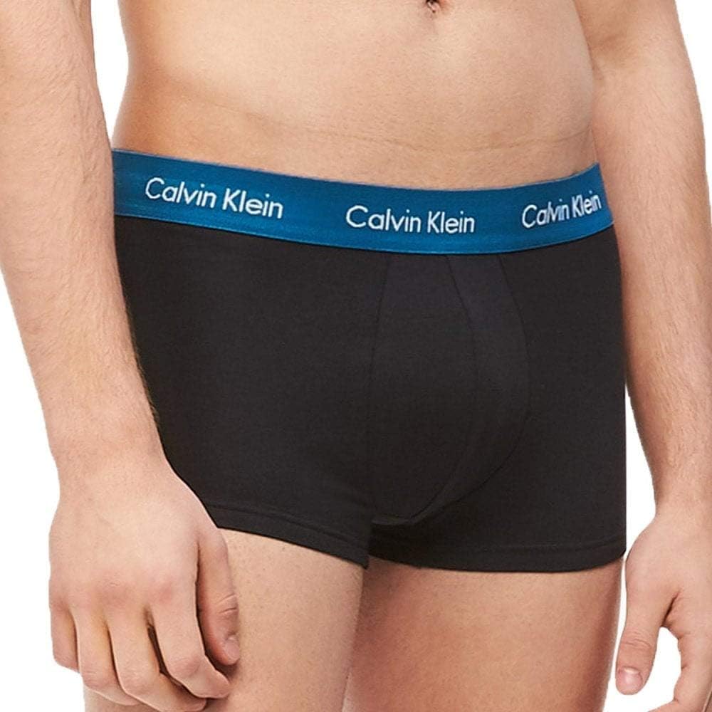 Calvin Klein Herren 3er Pack Boxershorts Low Rise Trunks Unterwäsche S Astralaura/Corsair/Grey Smoke