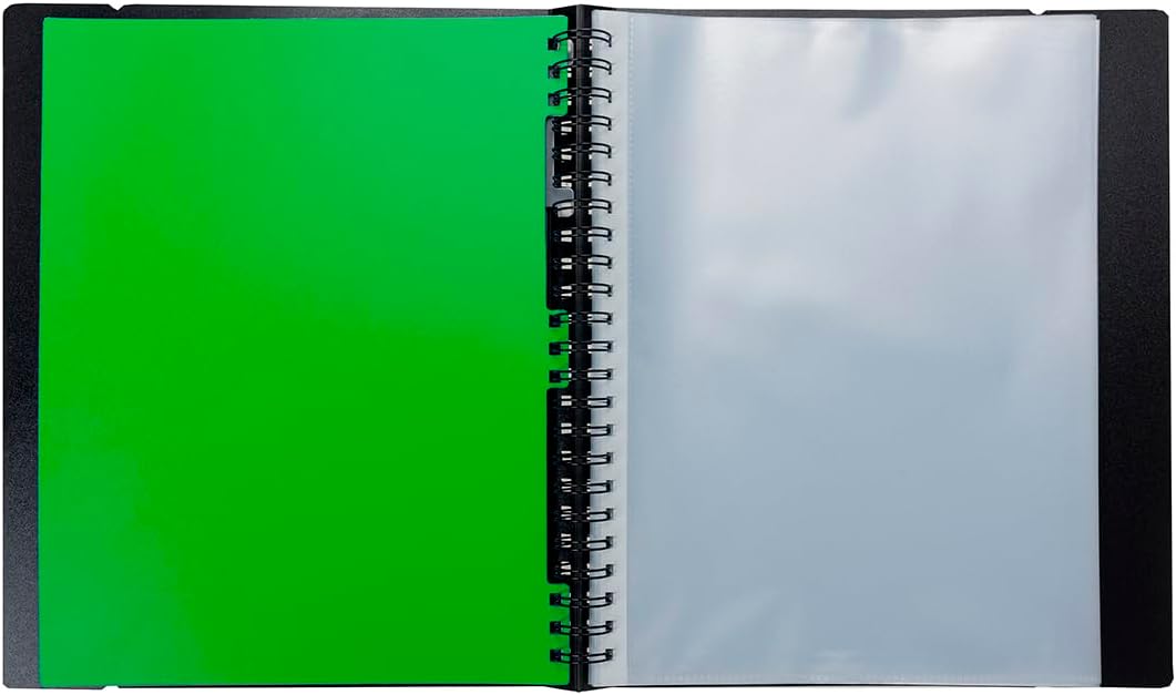 Grafoplas 39409010 – Ordner, 100 herausnehmbaren Hüllen, in & Out-System A4