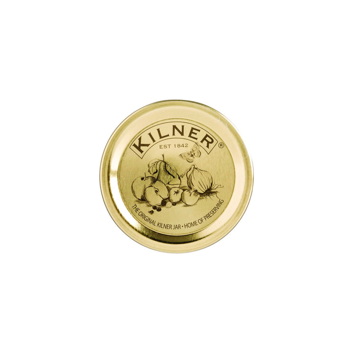 KILNER Drehverschluss weite Öffnung, 12er-Set Vakuumdichtungen, 9,5 cm | Ersatzdeckel, für Weckgläse