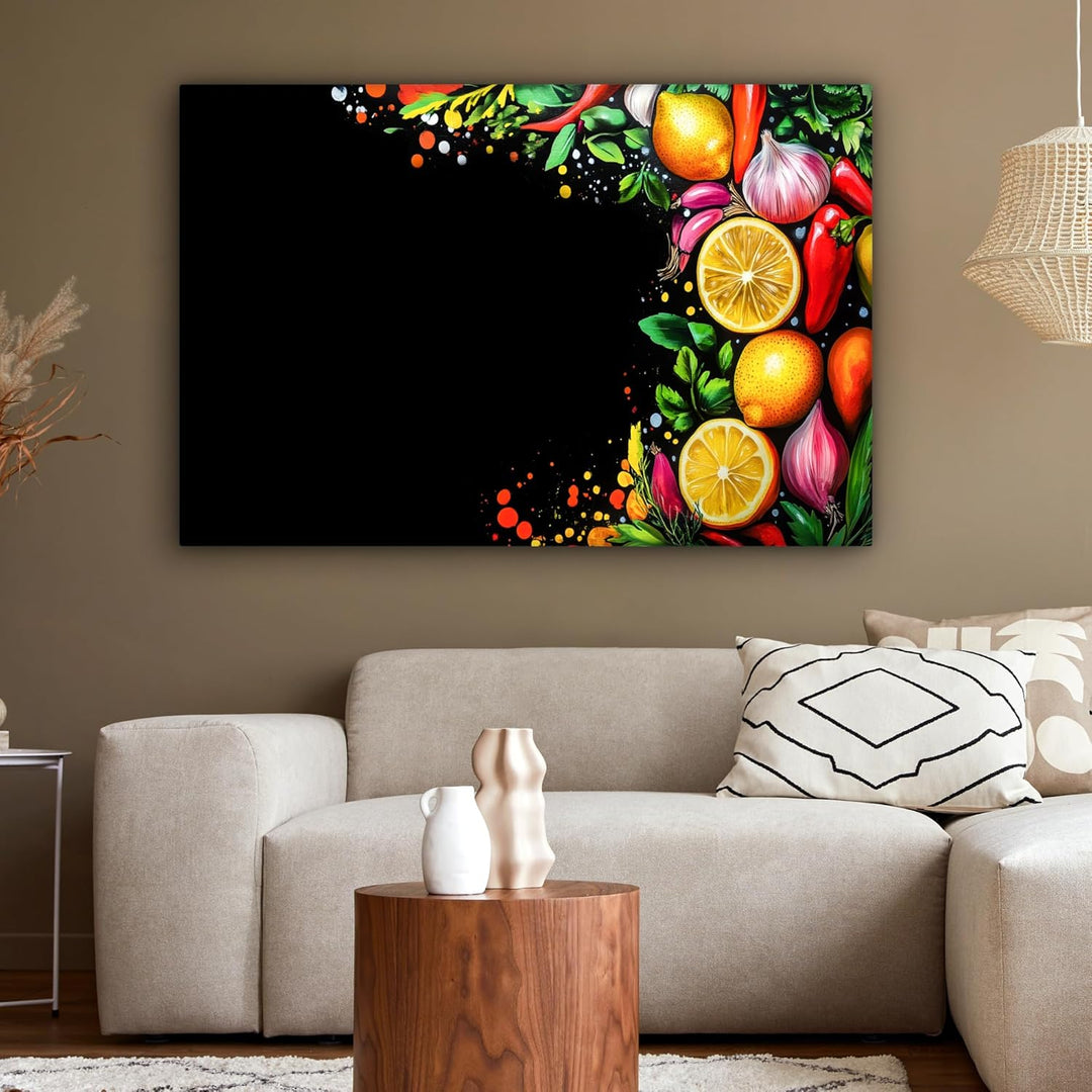 MuchoWow© Leinwandbild Gross 120x80 cm XXL Dekoration Wohnzimmer Bilder Pictures Wall Decoration Liv