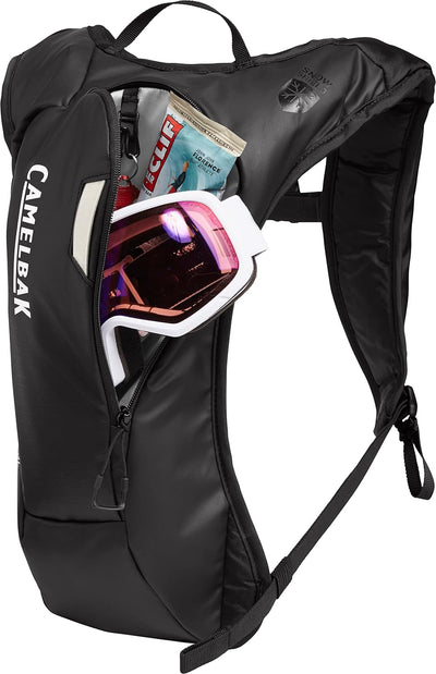 CAMELBAK Unisex-Adult Zoid Winter Trinkrucksack 3l mit 2l Reservoir 3L Schwarz/Weiss, 3L Schwarz/Wei