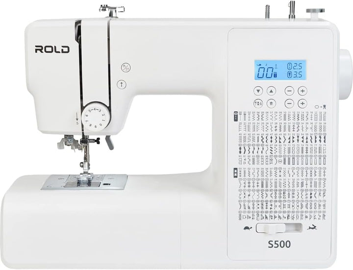 Rold S500 Computer Nähmaschine mit 300 Stichen zum Nähen aller Arten von Stoffen | Freiarm Computer-