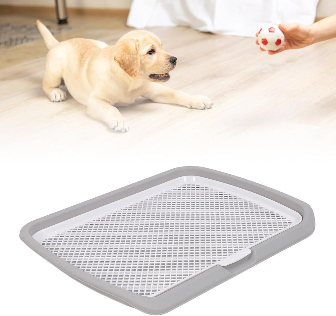 GLOGLOW Hundetöpfchen-Tablett, Kleine Hunde-Welpentoilette, Abnehmbare, Waschbare Hunde-Toiletten-Tr