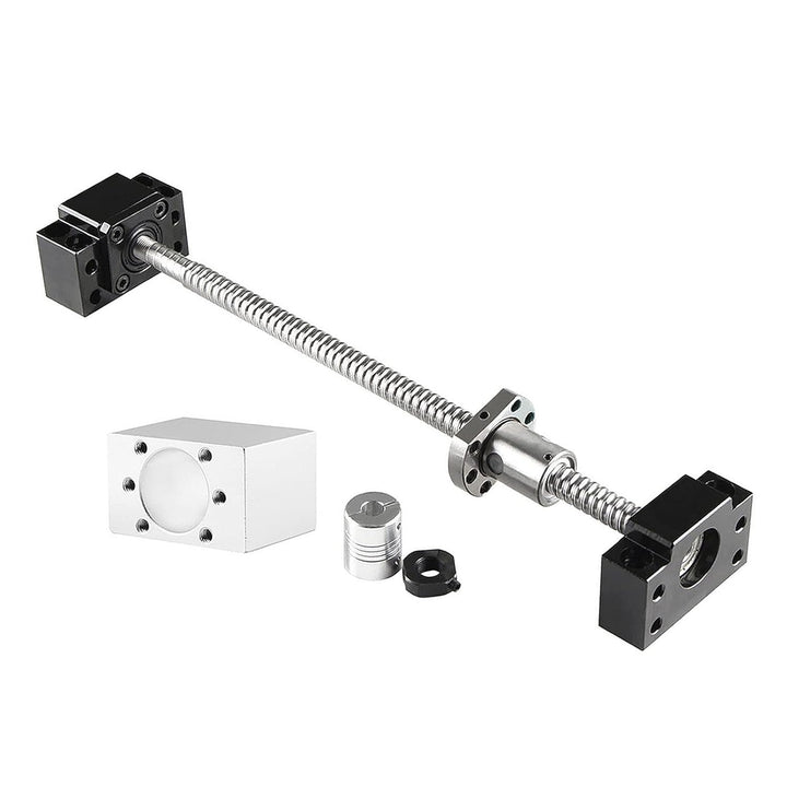 CNCMANS Kugelumlaufspindel SFU1204-400mm BK10 BF10 Kit mit 2 Stück SBR12-400mm Linearschiene mit 4 S