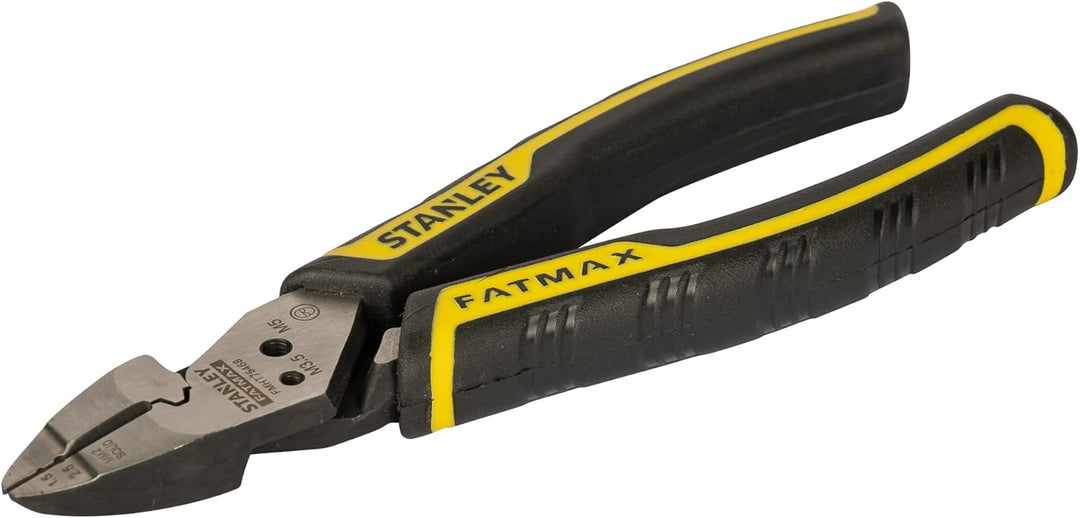Stanley FatMax 5-in-1 Multifunktionszange (präzises Schneiden mit Crimpzangen-, Abisolierzangen-, Bo
