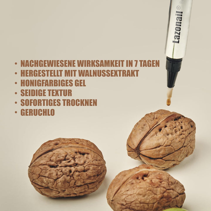 Lazonail®: Umfassende Pflege für Nägel und Nagelhaut | Nagelhärter in 30 Minuten | Erhöht Glanz und