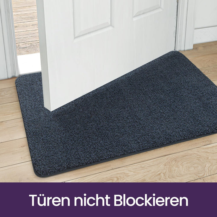 DEXI Fussmatte Innen 120 x 180 cm, rutschfeste Schmutzfangmatte, Maschinenwaschbare Fussmatte, Saugs