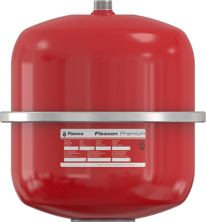 Flamco Flexcon Premium 12L 1/3bar Ausdehnungsgefäss -16915 12L / 1 [3 bar] Rot, 12L / 1 [3 bar] Rot