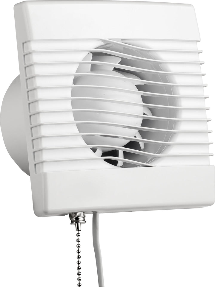 Lüfter Raum innen Ventilator Kleinraum WC Bad Küche 100mm 10 cm mit Zugschalt...