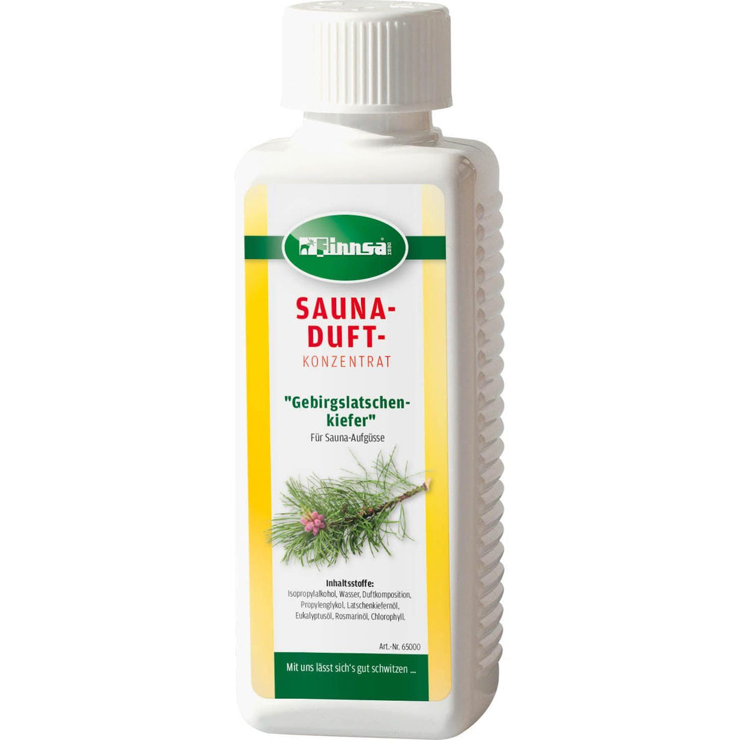 Sauna Duftkonzentrate von Finnsa (Gebirgslatschenkiefer, 250 ml)