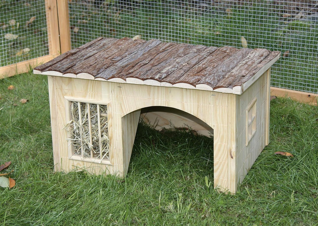 Kerbl Häuschen mit Heuraufe, 43 x 34,5 x 27 cm 42 x 34,5 x 27 cm, 42 x 34,5 x 27 cm