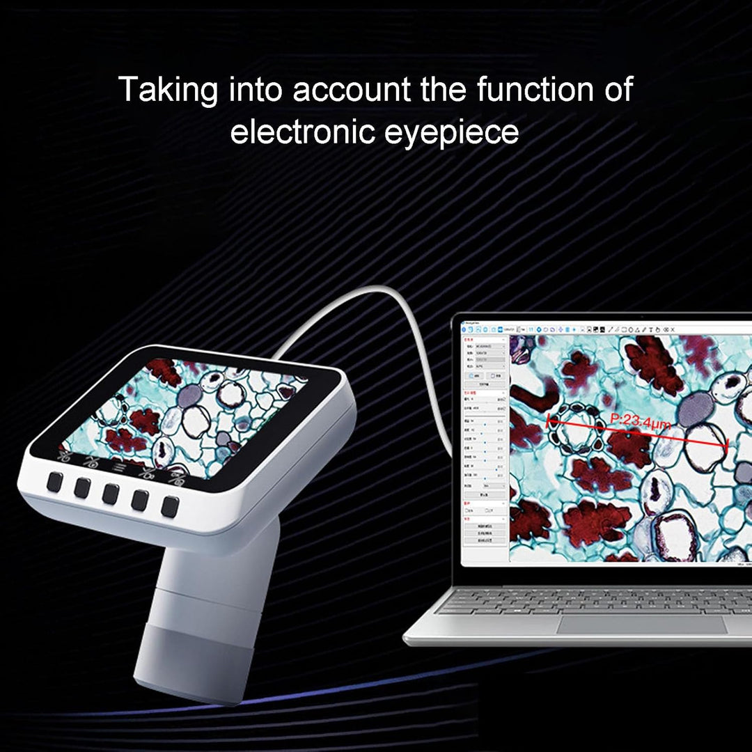 Denash WiFi Teleskopkamera Okular, Kabelloses 2,8 Zoll Display, 1080P Videorecorder für Astrofotogra