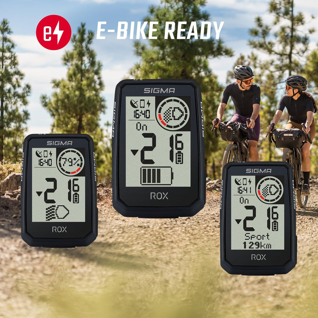 SIGMA ROX 2.0 Endurance Black | 26h Akkulaufzeit | kabelloser Fahrradcomputer | GPS und Navigation i