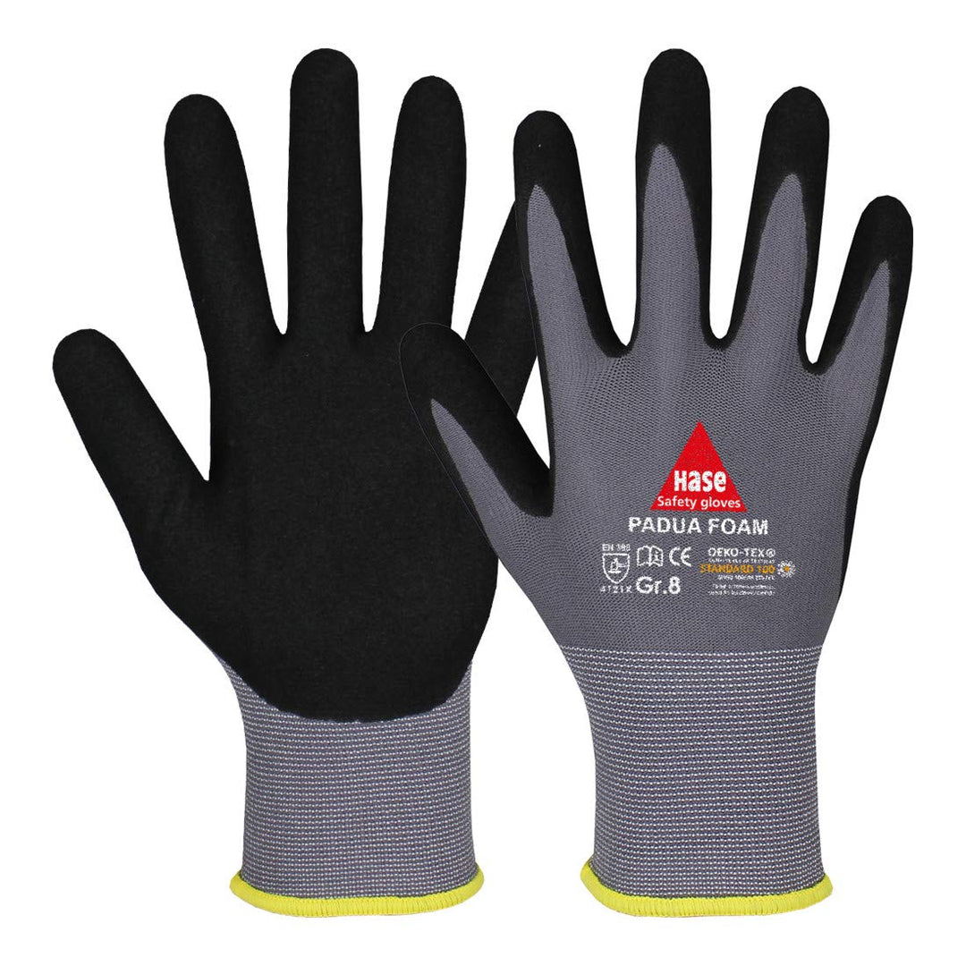 Hase Sicherheitshandschuhe Padua Foam Grösse 9, Nitrilschaum