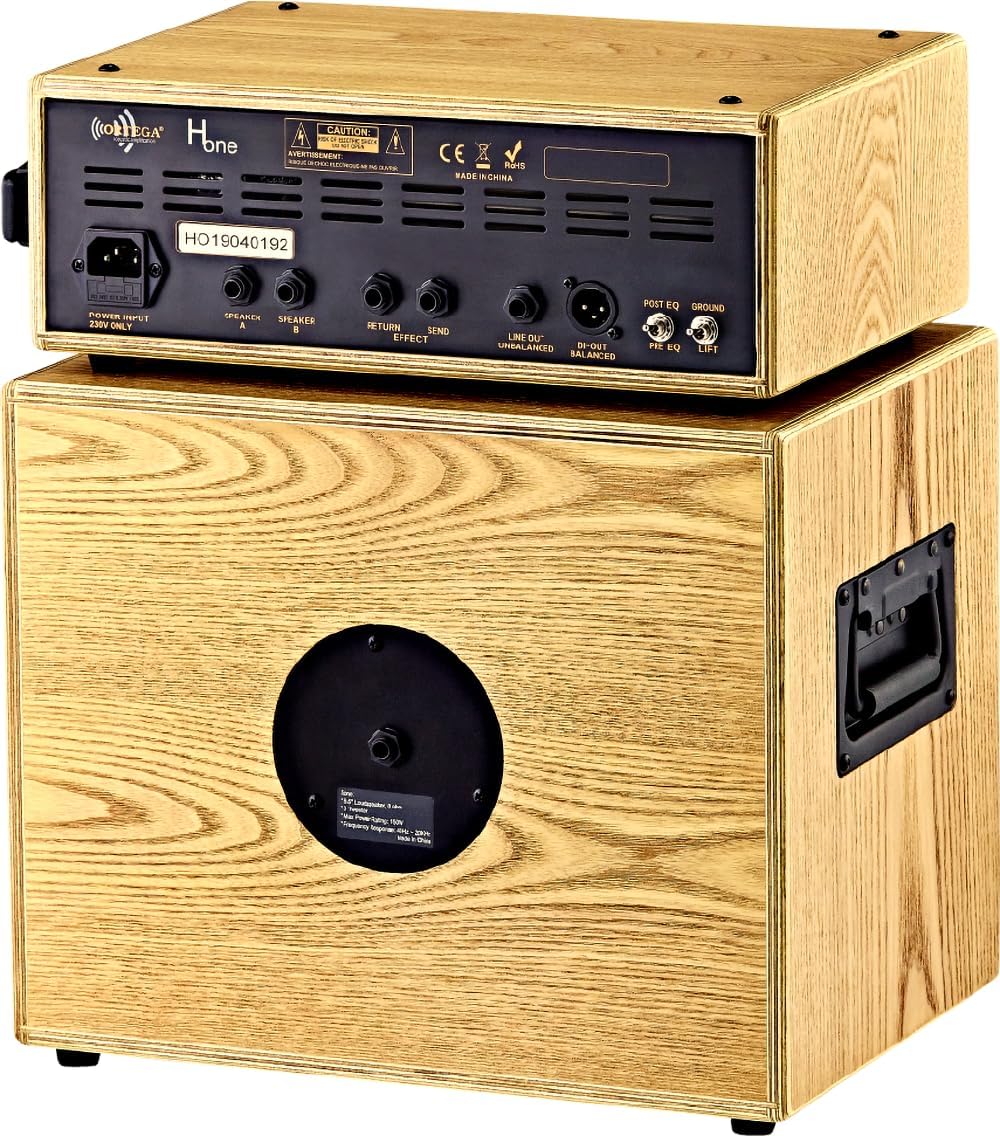 ORTEGA Acoustic Amplification Lautsprecherbox - 150W/4 OHM 8" Bass-und Mittentreiber inkl. Tragetasc