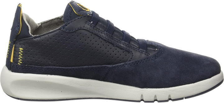 Geox Boy's J Aeranter Chukka Boot 30 EU Navy Ochreyellow, 30 EU Navy Ochreyellow