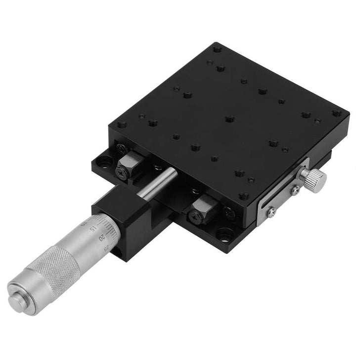 Keenso SEMX80-AC Mikrometer Manuelle Präzision Lineartisch Verschiebung Trimmen Lagerschiebetisch X-