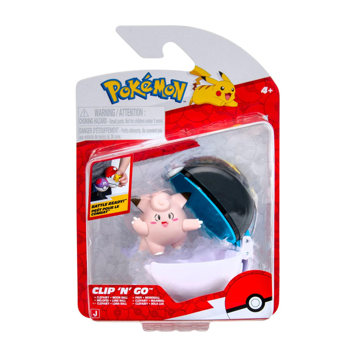 Pokémon PKW4160 - Clip ‘N’ Go Endivie und Ultraball – inkl. 5 cm Spielfigur und Pokéball, offizielle
