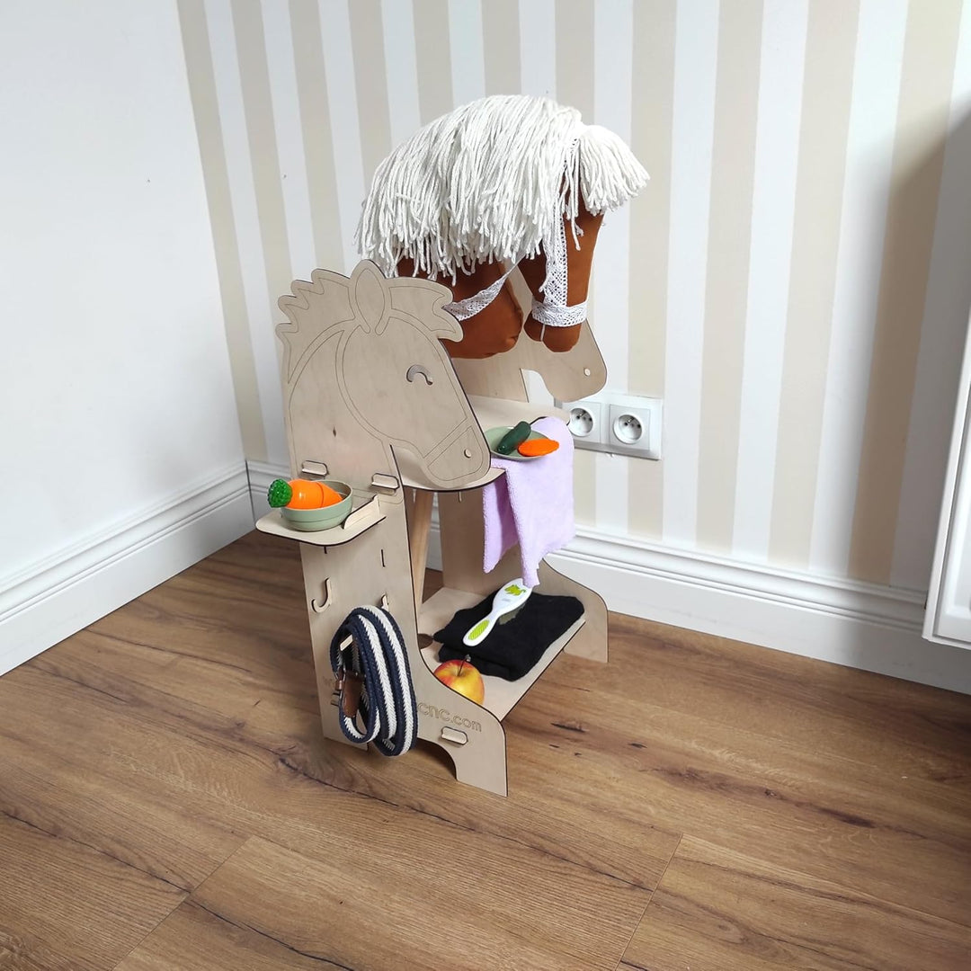 Hobby Horse Stall, Holzstall, Pferde Stall, Hobby Horse Ständer