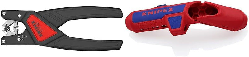 Knipex Automatische Abmantelungszange 175 mm 12 74 180 SB & ErgoStrip® Universal-Abmantelungswerkzeu