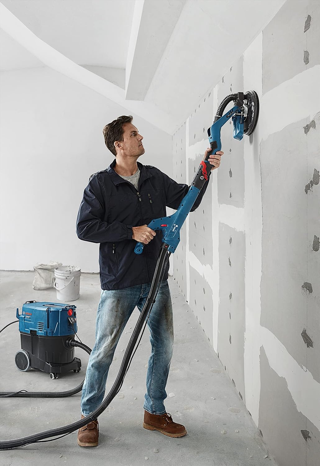 Bosch Professional 1x Schleifteller-Set Ø 215 mm (Stützteller und Schleiftellerschoner für Bosch Pro