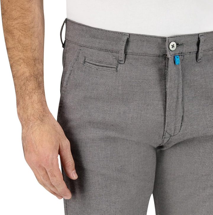 Pierre Cardin Herren Chino Futureflex Lyon | Männer Hose | Tapered Fit 30W / 32L Grau, 30W / 32L Gra