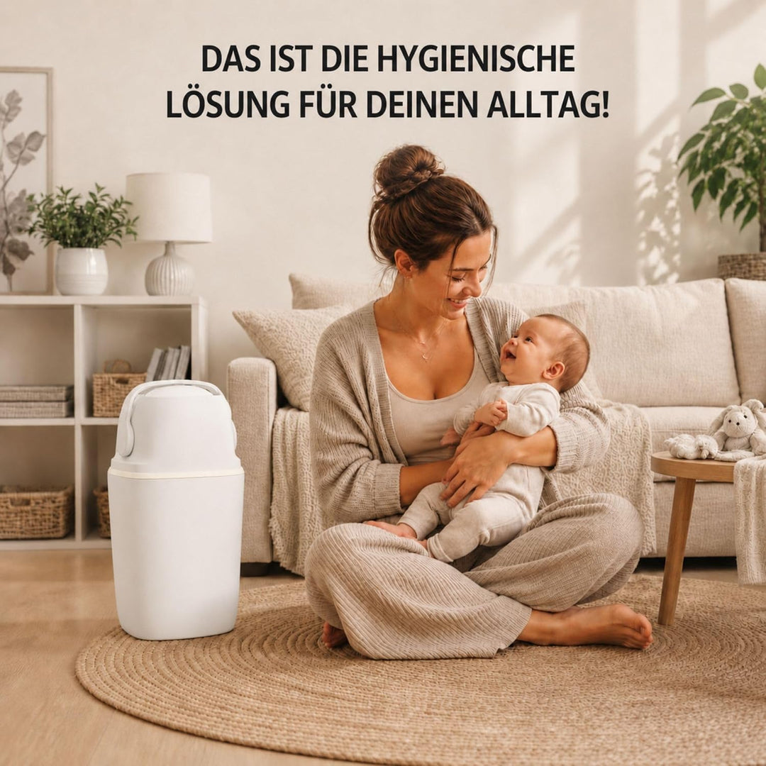 Set Magic Windeleimer Majestic & Windel Blaubär | Diaper Keeper mit Geruchsstop-System | bis zu 15 W