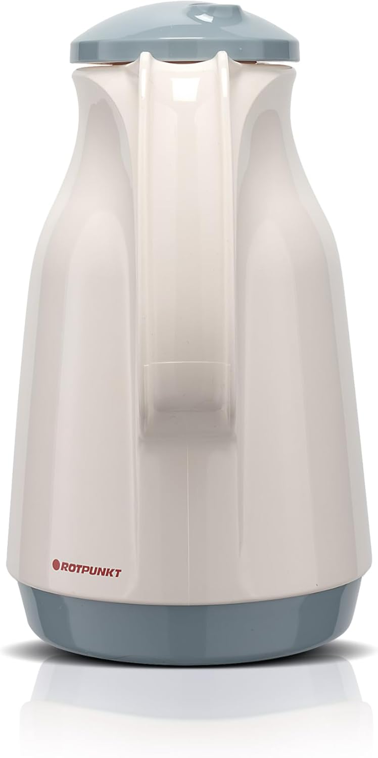 ROTPUNKT Isolierkanne 220 Bella 1,0 l | Zweifunktions-Drehverschluss | BPA Frei- gesundes Trinken |
