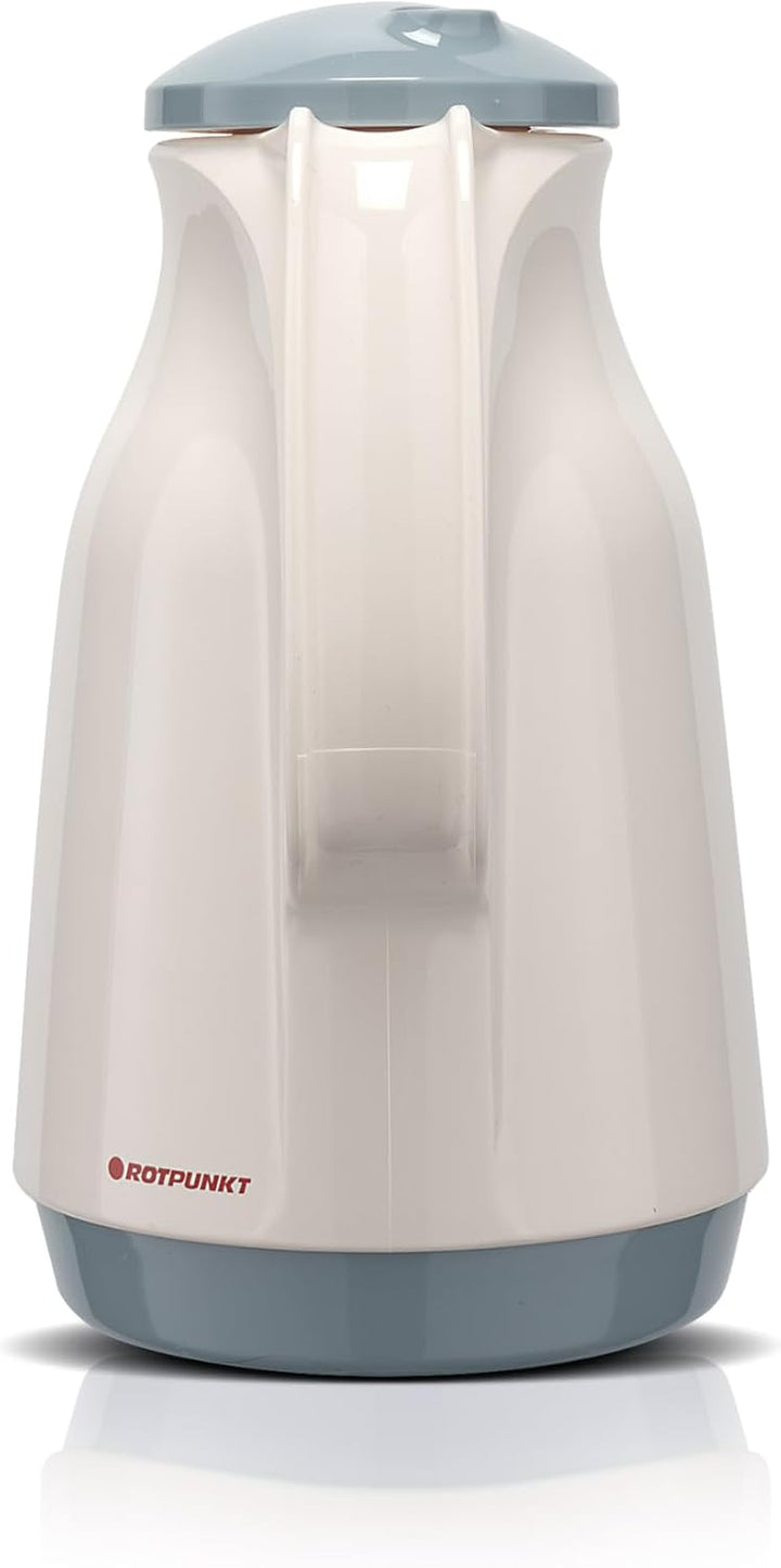 ROTPUNKT Isolierkanne 220 Bella 1,0 l | Zweifunktions-Drehverschluss | BPA Frei- gesundes Trinken |