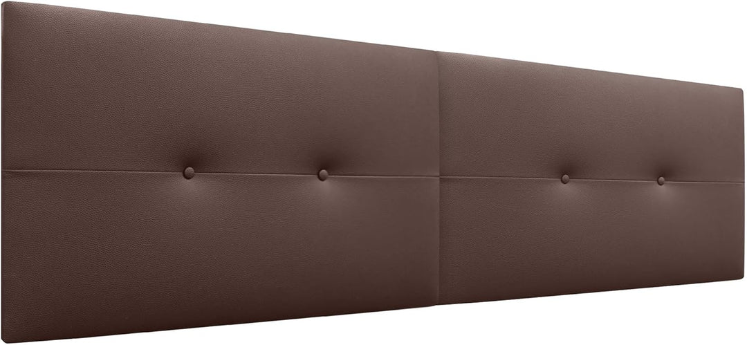 DHOME Kunstleder oder Stoff Kopfteil Acualine Pro DUAL geteilt in 2 Teile High-End gepolstertes Kopf