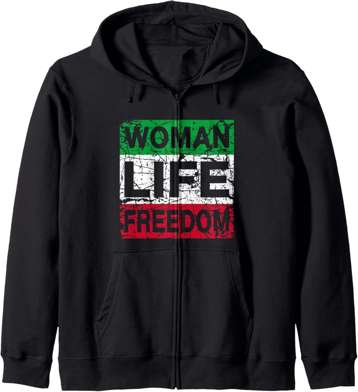 Frau Leben Freiheit Iran Rise with the Woman Support Frau Kapuzenjacke