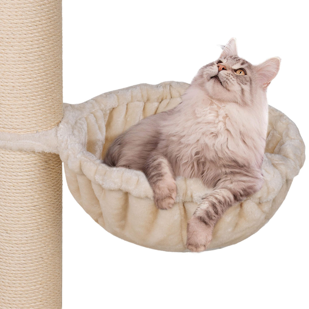 HAPPYPET Universal XXL Liegemulde für Kratzbaum Ø 45 cm - Schlafmulde für grosse Katzen, Maine Coon,