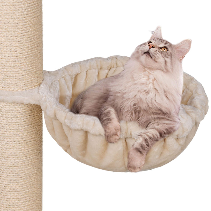 HAPPYPET Universal XXL Liegemulde für Kratzbaum Ø 45 cm - Schlafmulde für grosse Katzen, Maine Coon,