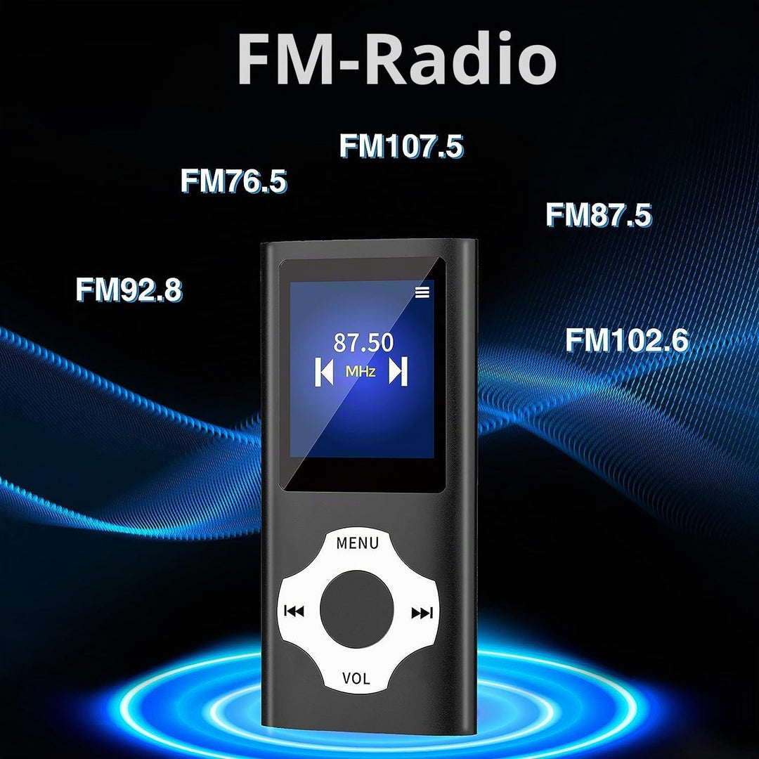 Tabmart MP3 MP4 Musik Player Inklusiv 32GB MicroSD Unterstützung Audio Player Media Player 1,81 Zoll