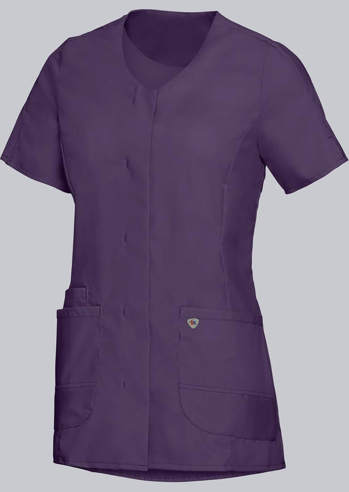 BP Med Tunics 1764-241-0890 Kasack für Damen - 1/2 Ärmel und V-Ausschnitt - 49% Baumwolle, 48% Polye