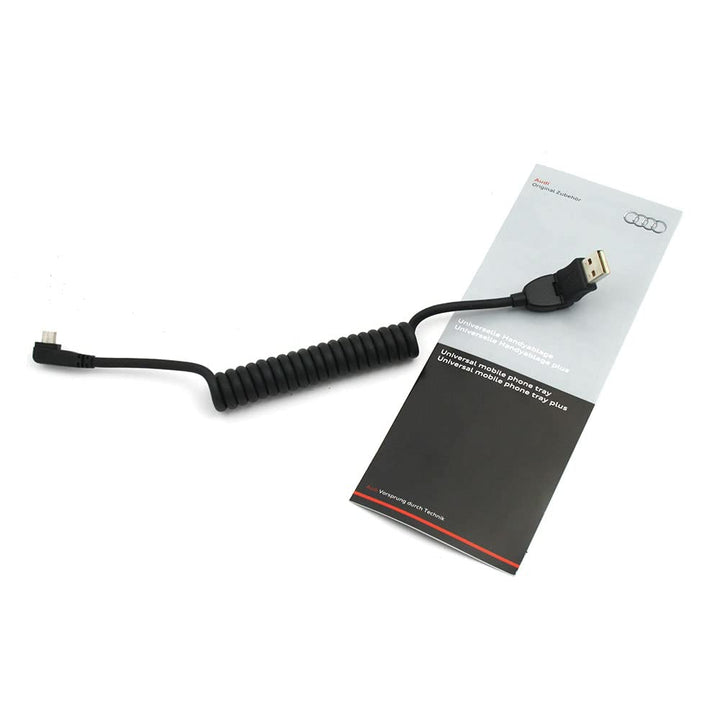 Audi 8S0051435B USB-Adapterleitung Gewinkelt für Mobile Endgeräte mit Micro-USB-Buchse