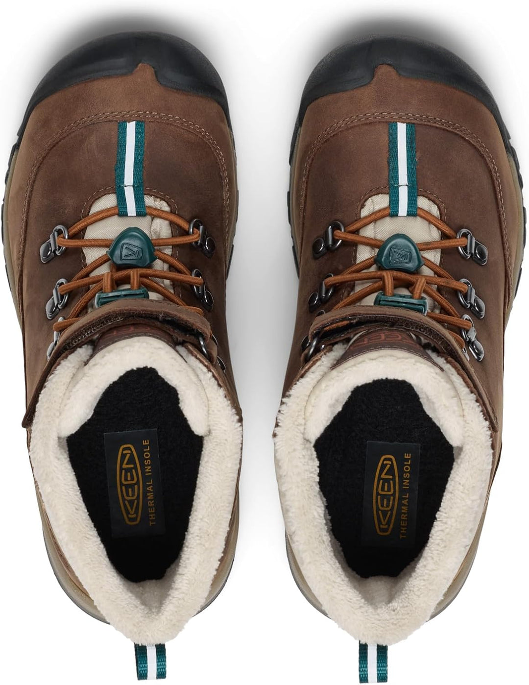 KEEN Unisex Kinder Kanibou WaterproofSchneestiefel 24 EU Dark Earth Roasted Pecan, 24 EU Dark Earth