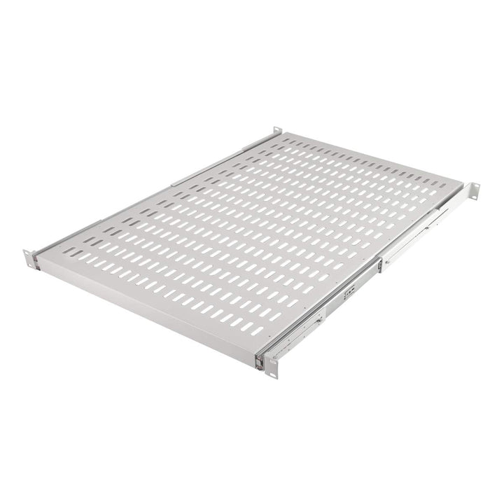 LogiLink SF1S85G - Ausziehbarer Fachboden (1 HE) für Stand-, Serverschränke mit 1000mm Tiefe, 35kg T