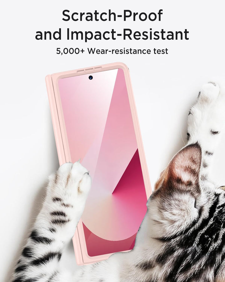 Miimall Kompatibel mit Samsung Galaxy Z Fold 7 Magnetisch Hülle, Anti-SPY Displayschutz & Scharniers