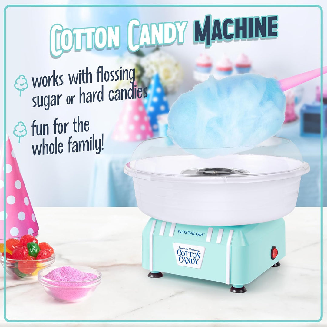 Nostalgia retro table candyfloss machine, vintage cotton candy machine for hard sweets and sugar, aq