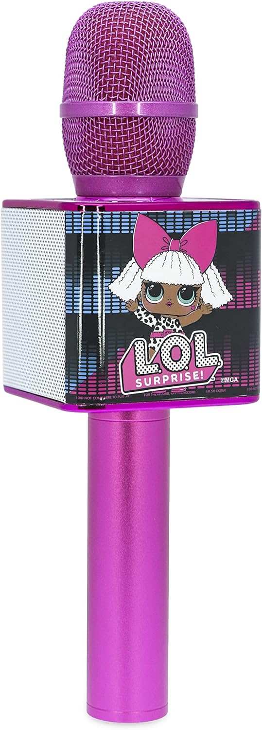 OTL Technologies LOL889 Wireless Karaoke Microphone - LOL Surprise Pink