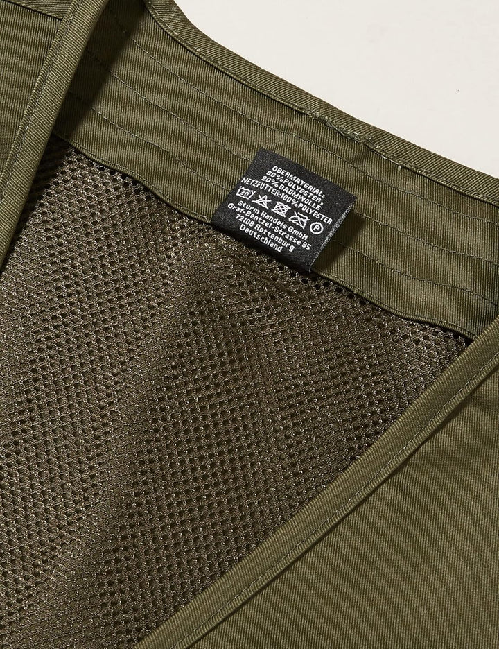 Mil-Tec Herren Jagd-u Weste 4XL Oliv, 4XL Oliv