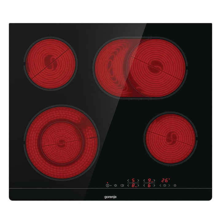 Gorenje ECT 643 BSC Kochfeld Elektro / 60 cm / Zweikreiszone / Bräterzone / TouchControl / Timer / R
